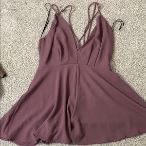Purple romper